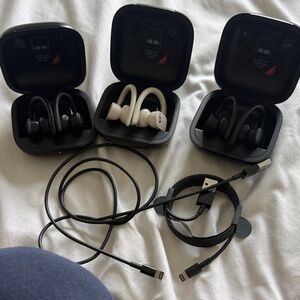 Wireless Earbuds with Charging Case - Black and White